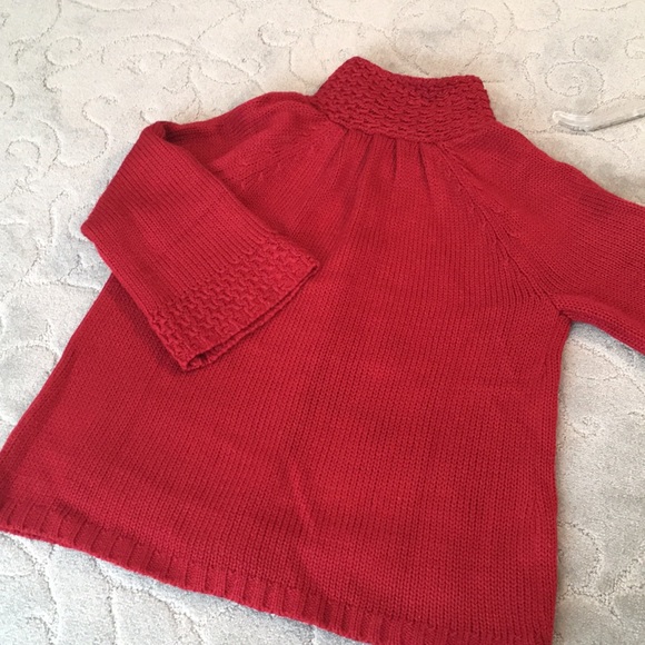 Soft True Red Sweater with bell sleeves - Picture 7 of 10